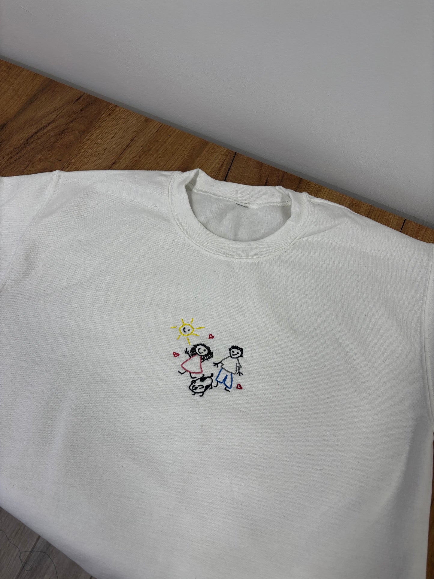 Personaliziran pulover z otroško risbo