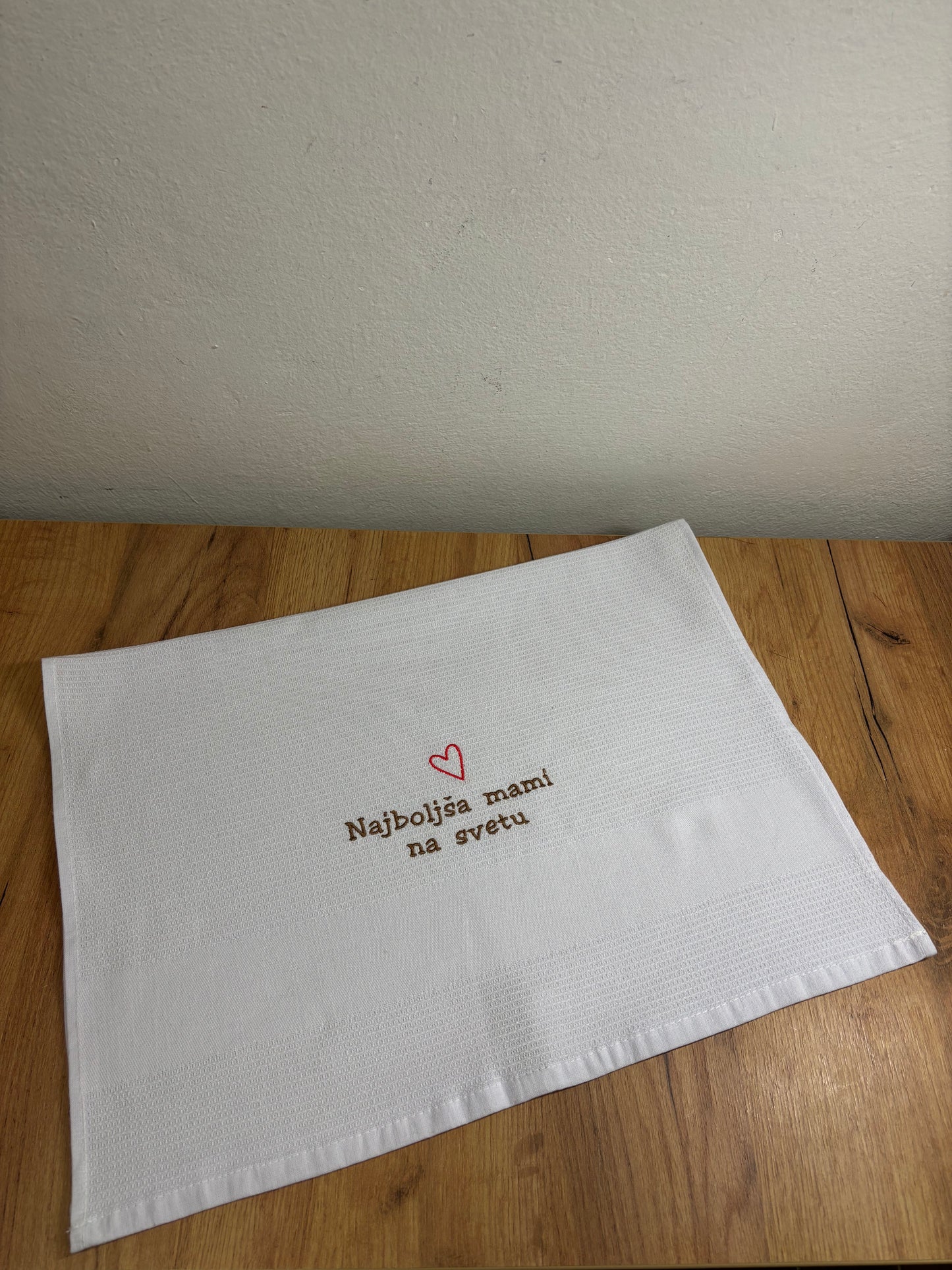 Personalizirana kuhinjska krpa za darilo