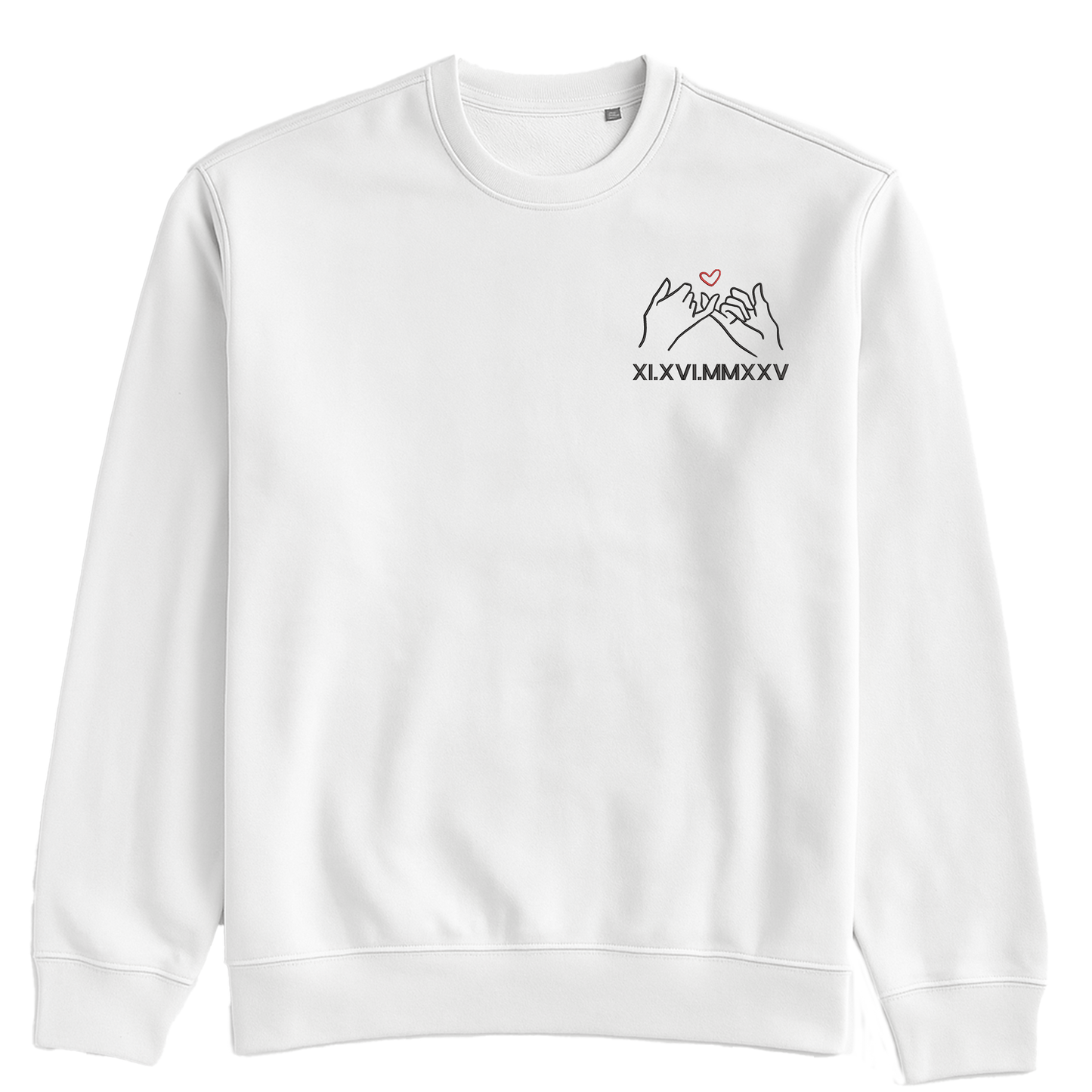 Pulover/Hoodie z personaliziranimi rimskimi številkami