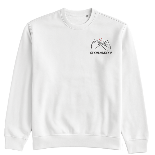 Pulover/Hoodie z personaliziranimi rimskimi številkami