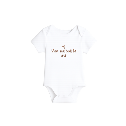 Otroški body s personaliziranim napisom
