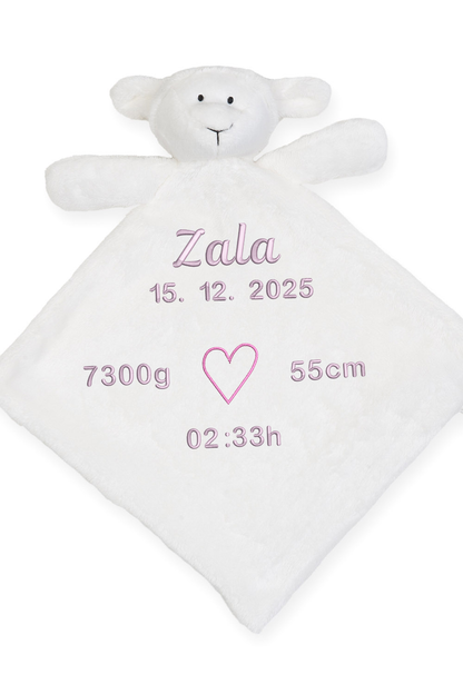Ninica z rojstnimi podatki
Igračka z rojstnimi podatki
darilo za novorojenčka
otroško darilo
plišasta igračka za dojenčke